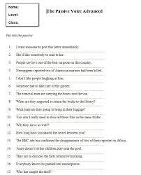 Passive Voice Transformation Active And Passive Voice The Voice Passive