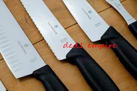 Plastik tpe (thermoplastic elastomer) buatan: Victorinox Set Pisau Alatan Dapur 7 Jenis Switzerland Ded1 Empire