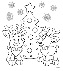 Christmas tree full of ornaments. Printable Christmas Colouring Pages The Organised Housewife