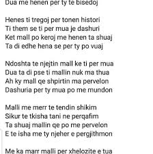 Lyrics for malli by kidda. Vuajtje Dhe Lot Per Ty Dashuri Facebook