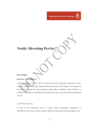 We did not find results for: Pdf Nestle Divesting Perrier