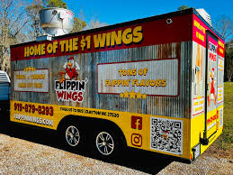 Flippin' Wings Food Truck — Mobile caterer food truck in Clayton, North Carolina