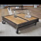 Table basse artisanale