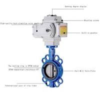 Electric Flange Butterfly Valve D971X-16 Clamp Soft Seal Water Valve  Actuator Valve DN50 65 80 200(Dn125,220 Volt)