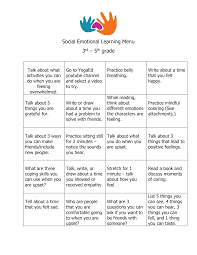 Explore how teachers can use the opportunities embedded in their classroom practices, routines, and lessons to nurture healthy behaviors in children from birth through third grade. Https Www Abington K12 Pa Us Media 2020 03 Sel Activities 3 5th Grade Pdf