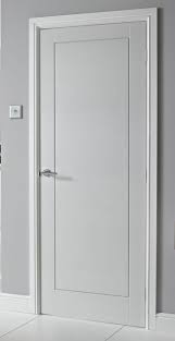 Flush Panelled Door 01 Internal Doors Modern White Interior Doors Wood Doors Interior