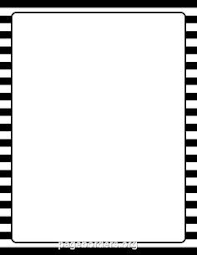Black And White Stripe Invitation Template Free Printable Black And White Striped Border Use The Border In Microsoft Word Or Other Programs For Creating Flyers Invit Page Borders Borders For Paper Clip Art