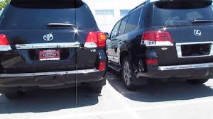 The toyota land cruiser is the largest and most expensive toyota you can buy today. 2013 Toyota Landcruiser Vs 2013 Lexus Lx 570 Vocal Video With Differences Video Watch Now Autoportal Com