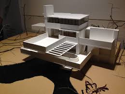 Physical Model Fallingwater House On Behance Falling Water House Fallingwater Water House