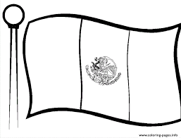 Kitchen cabinet flag coloring page ornament small preschool map cabinets mexico pages. Kids Mexican Flag A195 Coloring Pages Printable