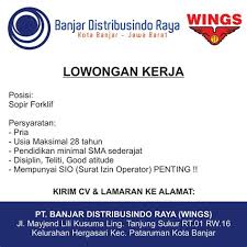 Lokercirebon lowongan kerja cirebon terbaru dan terupdate di wilayah tiga mencakup loker indramayu, loker majalengka, loker kuningan, lokercireboninfo. Loker Wings Cirebon Info Loker Wings Terbaru Januari 2021