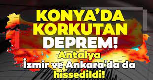 Afet ve acil durum yönetimi başkanlığının afad internet sitesinde yer alan. Son Dakika Konya Da Korkutan Deprem Antalya Izmir Ve Ankara Da Hissedildi Kandilli Rasathanesi Ve Afad Son Depremler Listesi Son Dakika Haberler