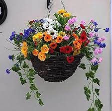 We did not find results for: Artificial Flowers Hanging Planter Out Door Mixed Wild Flowers Flowers Basket And Bark Amazon Co Uk Garden Outdoors