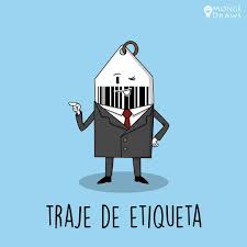 Etiqueta digital (en humor gráfico) – ciberestética