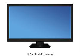 The background of this screen can be a single colour, multiple colours, or some other graphical representations. Lcd Tv Screen With Rainbow Colors Isolated On White Background Canstock