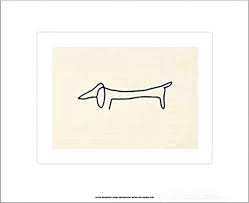 (22 x 15.9 cm.) executed in summer 1921 Kunstdruck Poster Pablo Picasso Der Hund Hochwertiger Druck Bild Kunstposter 60x50 Cm Amazon De Kuche Haushalt