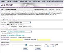 An american kennel club (akc) registered dog is a dog whose owner has submitted an application and received approval through a registration certificate from the american kennel club. American Kennel Club Online Litter Registration