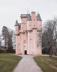 Today We Drove Up To Aberdeenshire To See This Pink Ish Castle It S Called Craigievar Castle On The Way Back To Our Scotland Castles Scottish Castles Castle