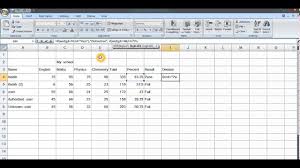 Welcome to the ccss report card template builder! Create Report Card In Ms Excel In 10 Minutes Given Formula Youtube