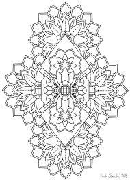 Download Printable Intricate Mandala Coloring Pages Instant Download Pdf Mandala Doodling Page Adu Mandala Coloring Books Mandala Coloring Pages Coloring Book Pages