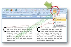 Cara Mudah Membuat Huruf Awal Paragraf Menjadi Lebih Besar Drop Caps Di Microsoft Word Cara Aimyaya Cara Semua Cara