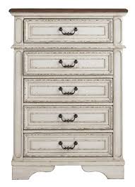 The realyn bedroom collection, bringing to the forefront our ideas of country style, is the carrier of the ethereal lightness of your room. Realyn King Upholstered Panel Bed In Chipped White