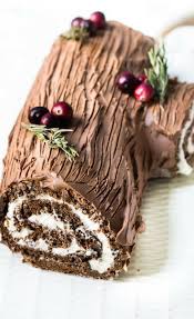 One Of My Favorite Cakes To Make During The Holiday Season Is This Buche De Noel The Cake Is A Holiday Trad Yule Log Cake Recipe Yule Log Cake Yule Log