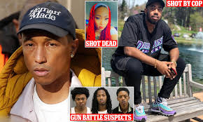 Pharrell reveals his cousin was the armed man killed by Virginia Beach  police