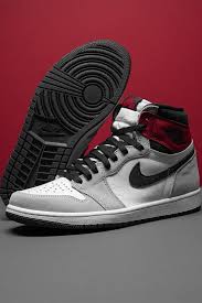 Air Jordan 1 Retro High Og Light Smoke Grey 555088 126 2020 In 2020 Air Jordans Red Sneakers Jordan 1 Retro High