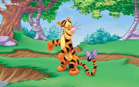 Follow the vibe and change your wallpaper every day! Hd Wallpaper Tigger And Butterfly Winnie The Pooh Cartoon Disney Hd Wallpapers 1920 1200 Wallpaper Flare