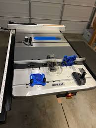 I currently use a four year old kobalt portable table saw. Fitted The Kobalt Router Table Onto My Delta 36 725 Table Saw I Think It Turned Out Pretty Good Woodworking