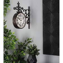 The right clock is a big part in finishing off the look and presence of a room. Fleur De Lis Living Richarson Vintage Double Sided 8 Wall Clock Reviews Wayfair