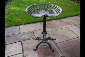 Style Cast Iron Bar Stool