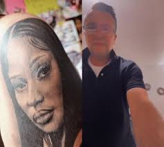 Queen Minaj Kuku Tattoo Print