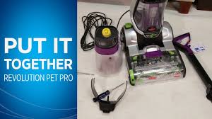 Bissell Proheat 2x Revolution Pet Pro Parts List How To Assemble The Proheat 2x Revolution Pet Pro Carpet Cleaner Bissell Youtube
