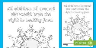 The news is saturated with coverage of the deat. Eyfs All Children Have The Right Colouring Page Ey Ks1 Unicef