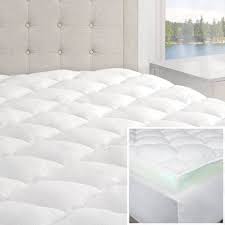Maybe you would like to learn more about one of these? Double Thick 2 Piece Bamboo Mattress Pad Comfort Topper Eluxury