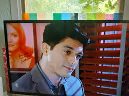 Identifying autographed portraits in a restaurant