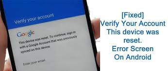 Download and install the software on your computer. Fixed This Device Was Reset To Continue Sign In With A Google Account That Was Synced On This Device