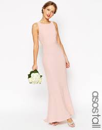 Asos Tall Wedding Maxi Dress With Fishtail Platya Dlya Gostej Svadby Plate Podruzhki Nevesty