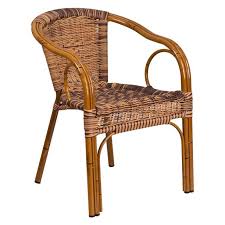 Flash Furniture Cadiz Series Burning Brown Rattan Restaurant Patio Chair With Dark Red Bamboo Aluminum Frame Walmart Com Outdoor Dining Chairs Patio Chairs Wood Patio Chairs