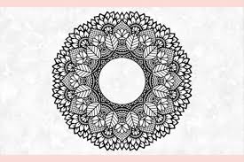 Download Leafy Mandala Intricate Svg Design Graphic By Vr Digital Design Creative Fabrica