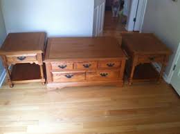 Find many great new & used options and get the best deals for broyhill saluda end table with storage at the best online prices at ebay! Broyhill Oak Furniture End Table And Coffee Table For Sale In Chautauqua Ohio Classified Americanlisted Com