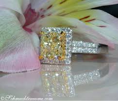 Exquisiter Gelbe Diamanten Ring Mit Brillanten Schmucktraume Com