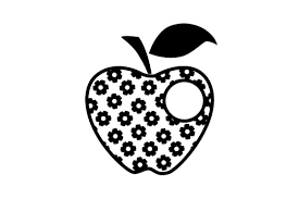 Download Monogram Frame Apple Pattern Svg Cut File By Creative Fabrica Crafts Creative Fabrica SVG Cut Files
