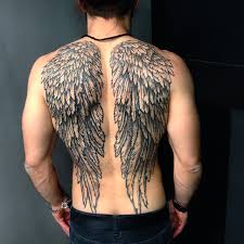 Always on my mind shoulder rip tattoo. 65 Best Angel Wings Tattoos Designs Meanings Top Ideas 2019