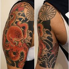 Sinister) hand, or, if the person was hanged for murder, the hand that did the deed.. Japanese Octopus Half Sleeve By Ron Mor Hand Of Glory Tattoo Brooklyn Ny Tattoo