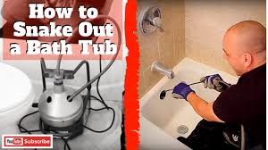 Considering a plumbing snake to unclog your drain, but not sure it's the right tool for the job? How To Snake Out A Bath Tub Youtube