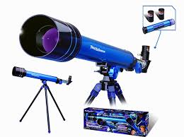 Es un utensilio fundamental en astronomía. Telescopio Con Tripode Azul30 60 Dondino Juguetes