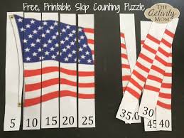 Includes a premium collectible display box. The Activity Mom American Flag Printable Skip Counting Puzzle The Activity Mom